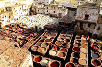 Fez Leather Tanneries
