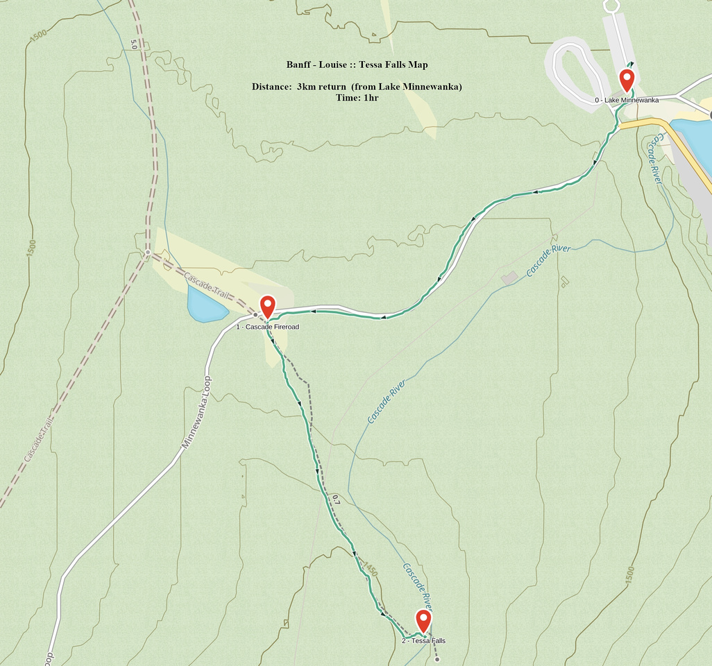 Tessa Falls GAIA Map