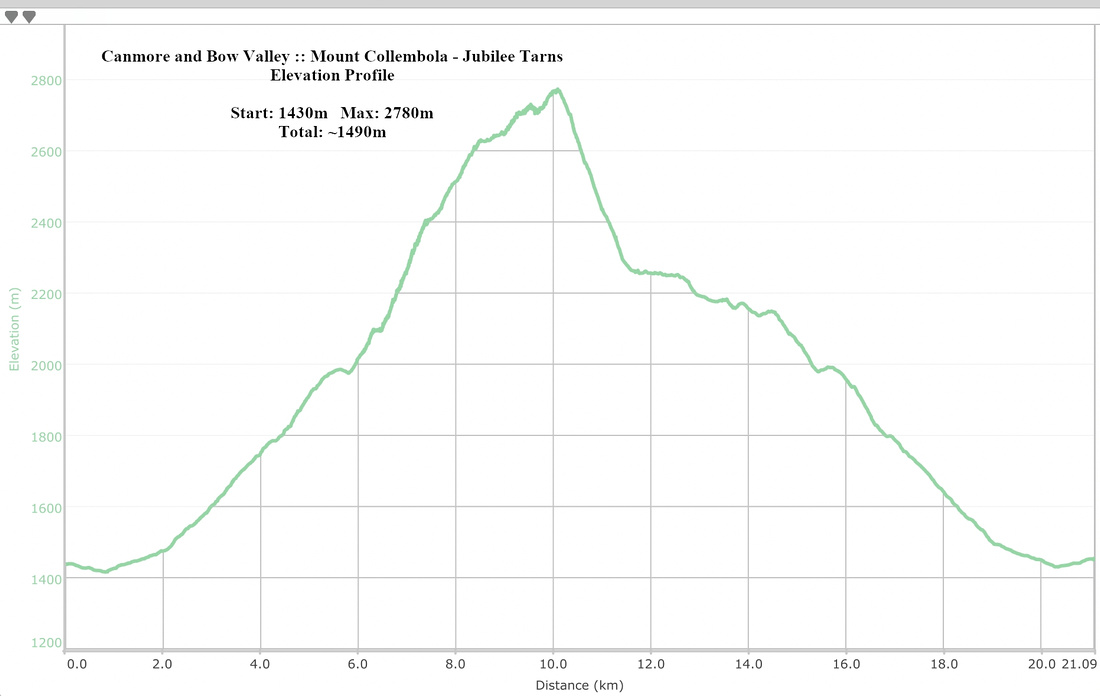 Collembola - Jubilee Tarns Elevation Profile