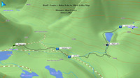 Baker Lake to Tilted Valley Map