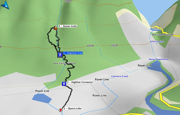 Stones Gully Map