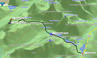 Burstall Pass Peak Map
