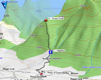 Grassi Knob West Ridge Map
