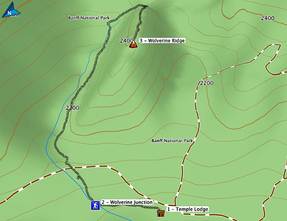 Wolverine Ridge Map