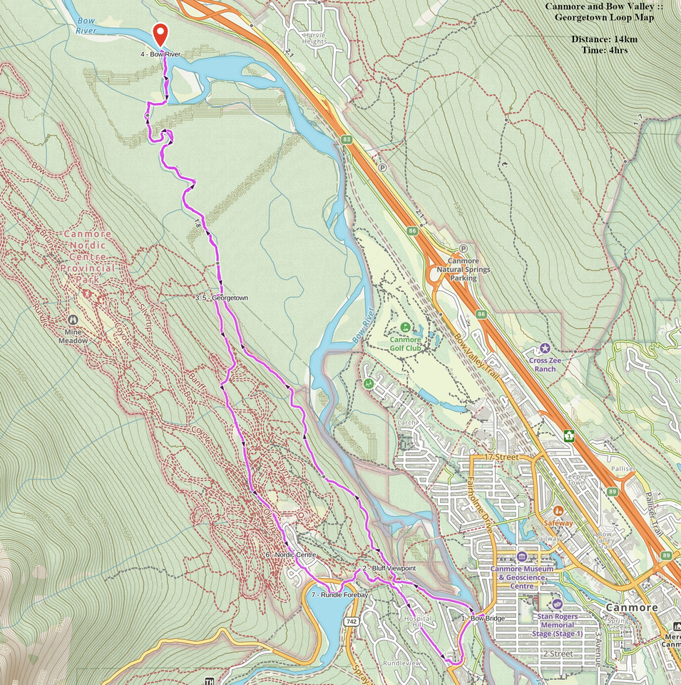 Georgetown Loop GAIA Map