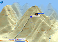 Anklebiter Ridge Map