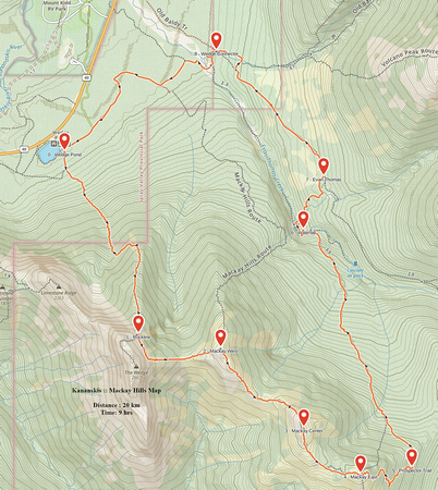 Mackay Hills GAIA Map
