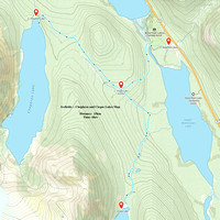 Chephren and Cirque Lakes GAIA Map