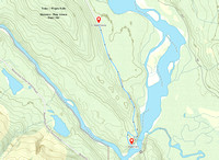 Wapta Falls GAIA Map