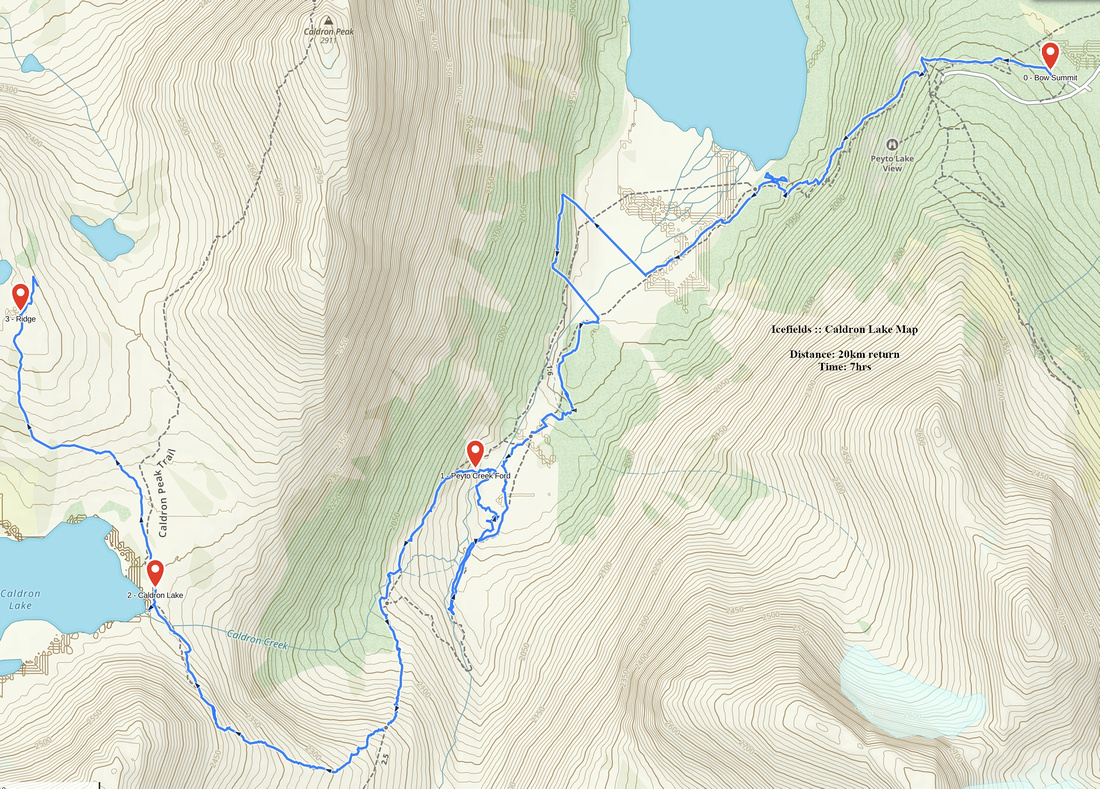 Caldron Lake GAIA Map