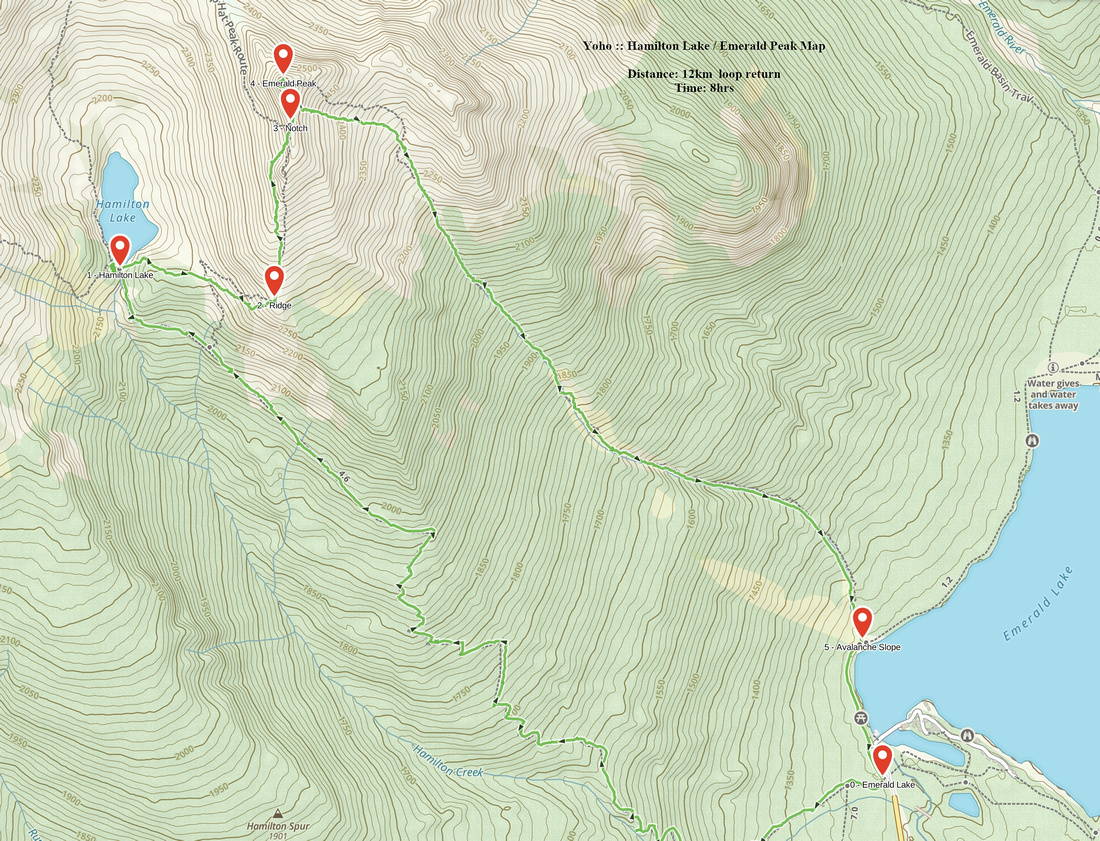 Hamilton Lake / Emerald Peak GAIA Map