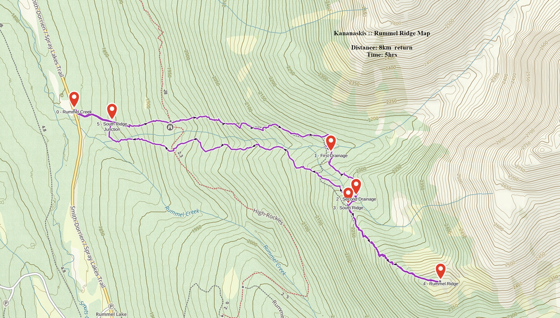Rummel Ridge GAIA Map