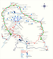 Annapurna Circuit Map