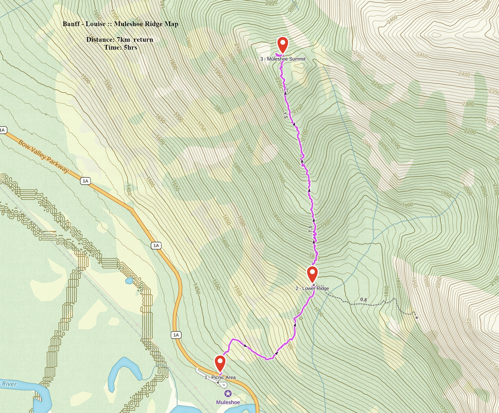 Muleshoe Ridge GAIA Map