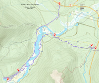 Howse Pass Trail GAIA Map