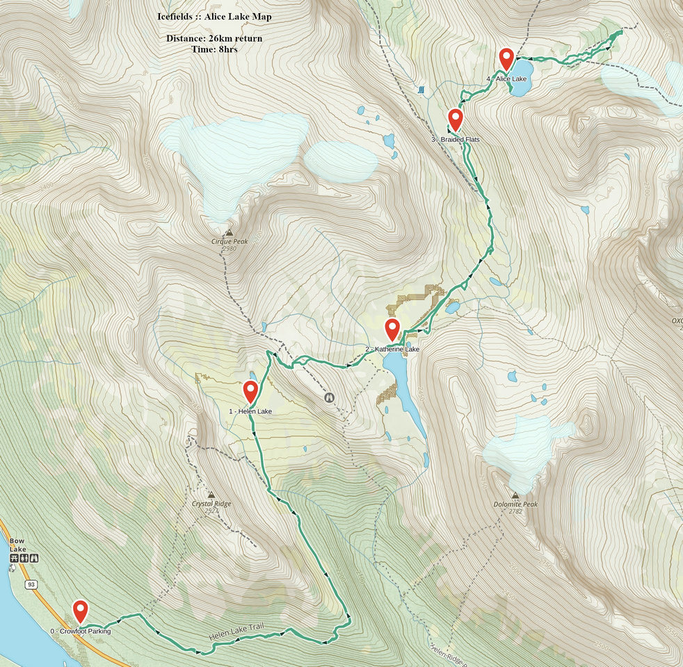 Alice Lake GAIA Map