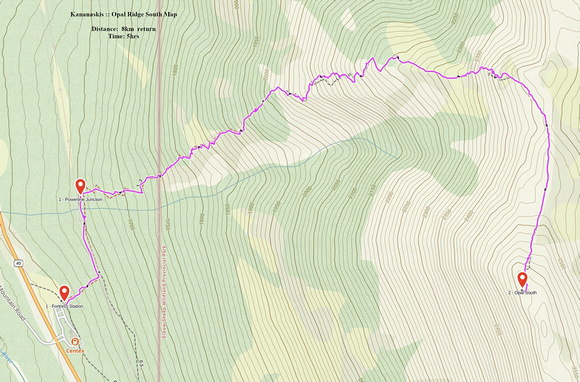 Opal Ridge South GAIA Map