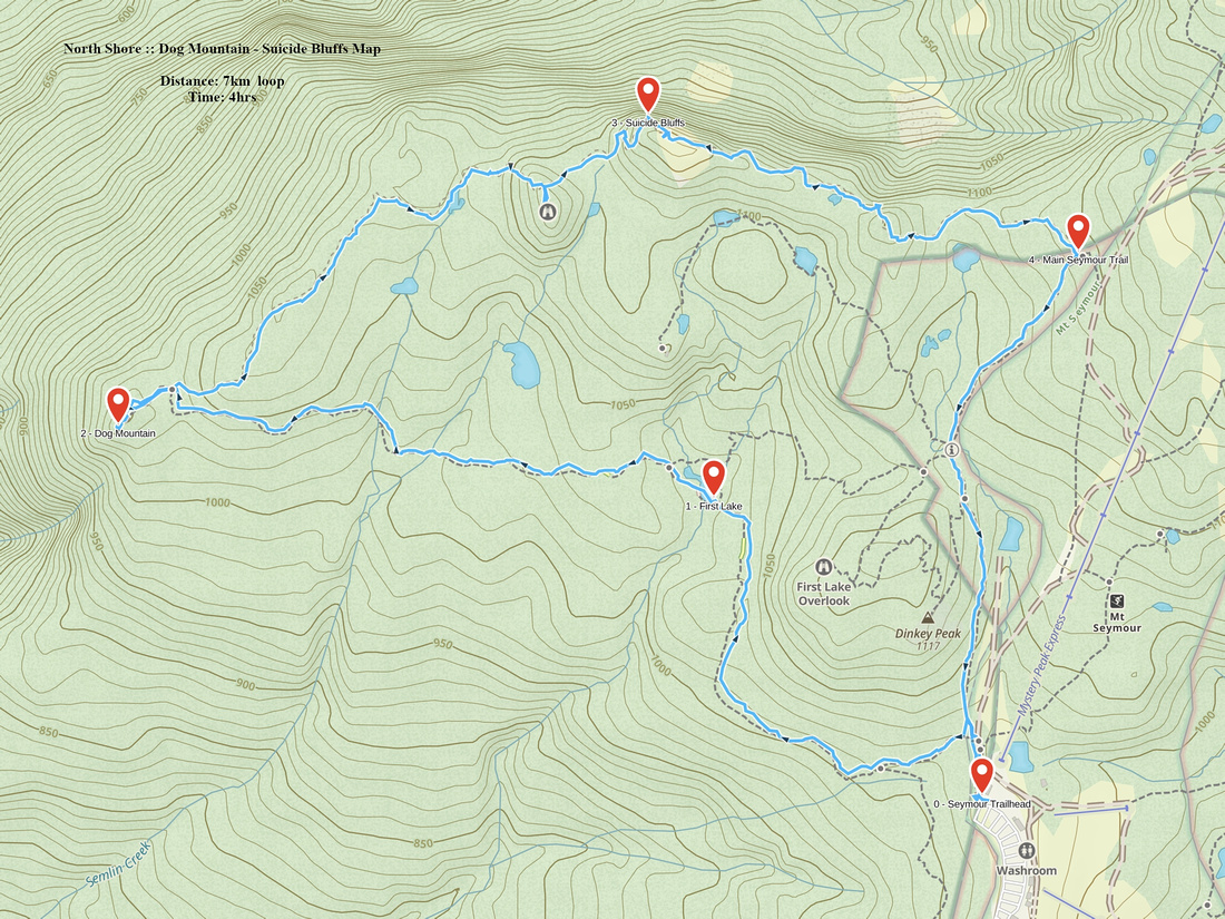 Dog Mountain - Suicide Bluffs GAIA Map
