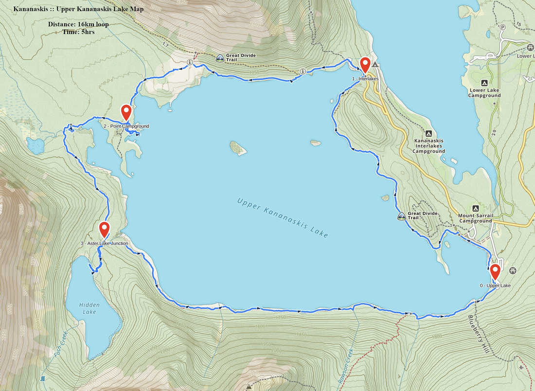 Upper K-Lake Circuit GAIA Map