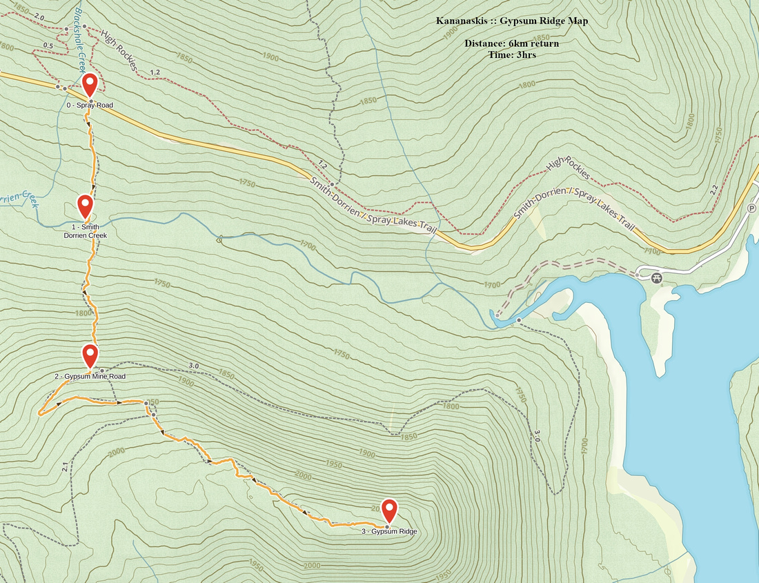 Gypsum Ridge GAIA Map