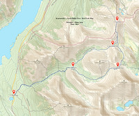 North Buller Pass / Red Peak GAIA Map