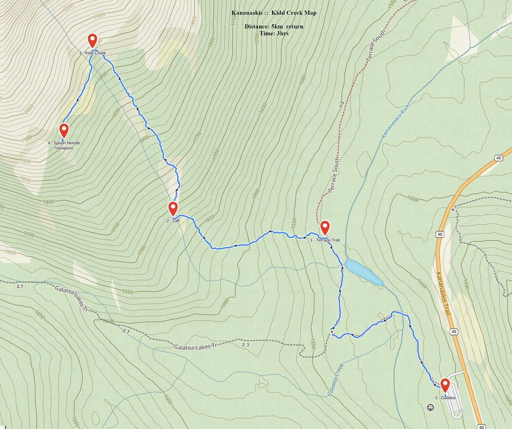 Kidd Creek GAIA Map