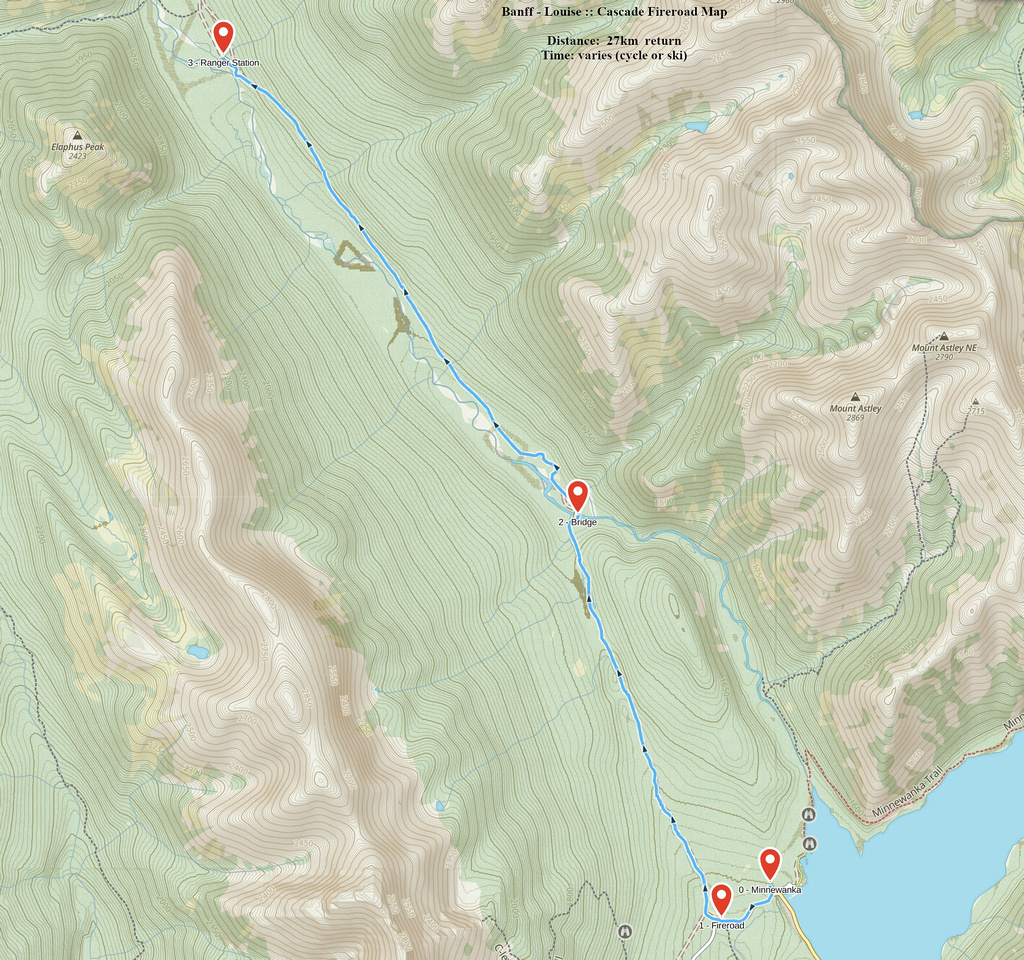 Cascade Fireroad GAIA Map