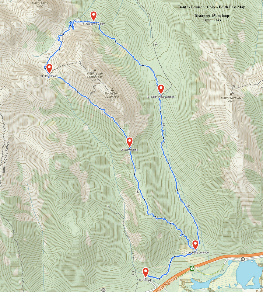 Cory - Edith Pass Loop GAIA Map