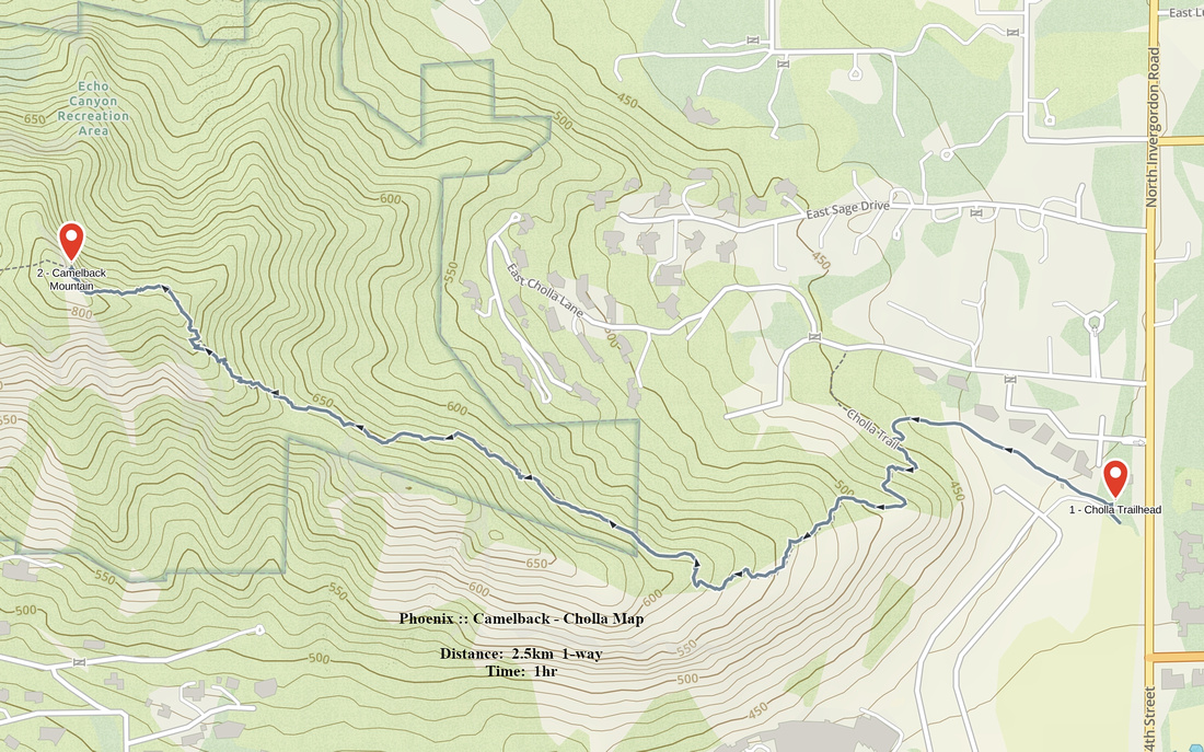 Camelback - Cholla GAIA Map