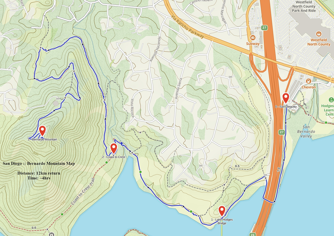 Bernardo Mountain GAIA Map